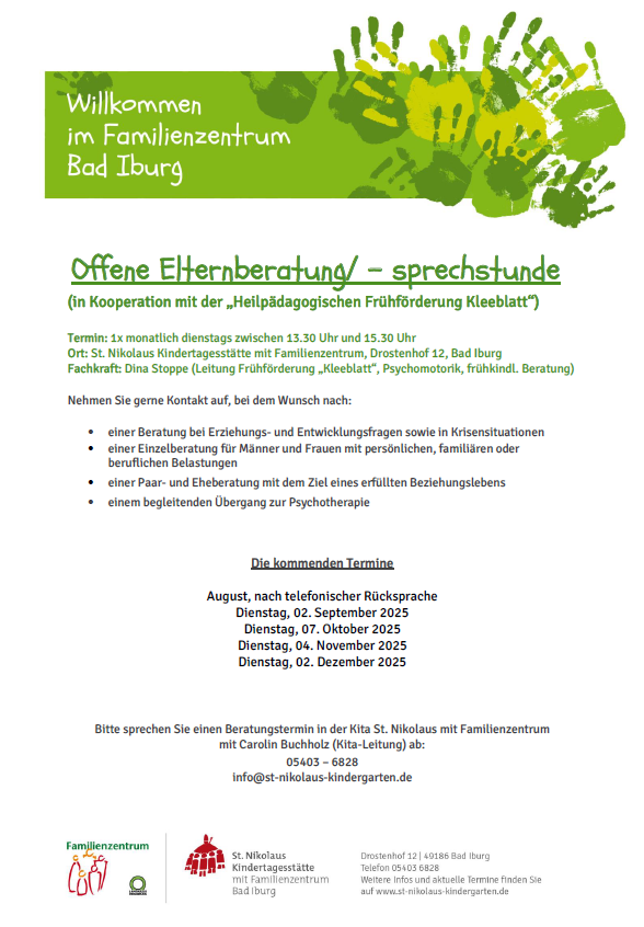 2. Halbjahr Beratung