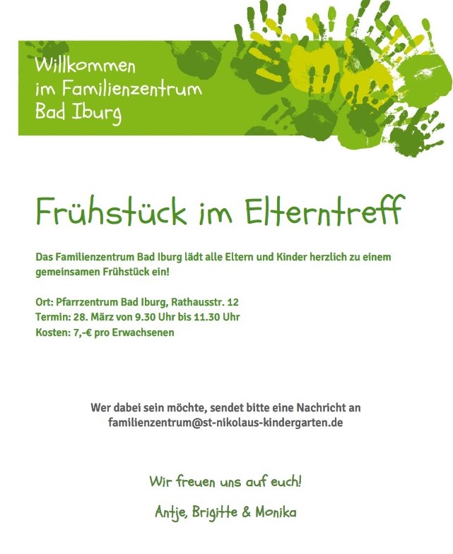 Frühstück Elterntreff März 2023 2