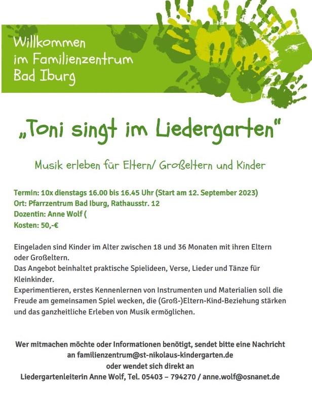 Toni singt September 23 2